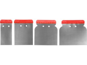 SET ȘPACLURI INOX - 4 BUC