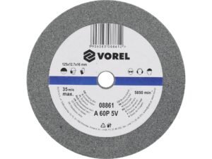 DISC ABRAZIV PENTRU POLIZOR DE BANC 125X12.7X17MM