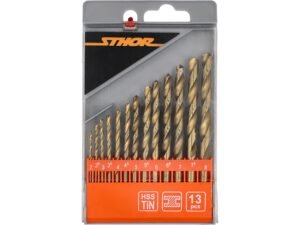 SET BURGHIE PENTRU METAL HSS - TITAN 2-8MM, 13 BUC