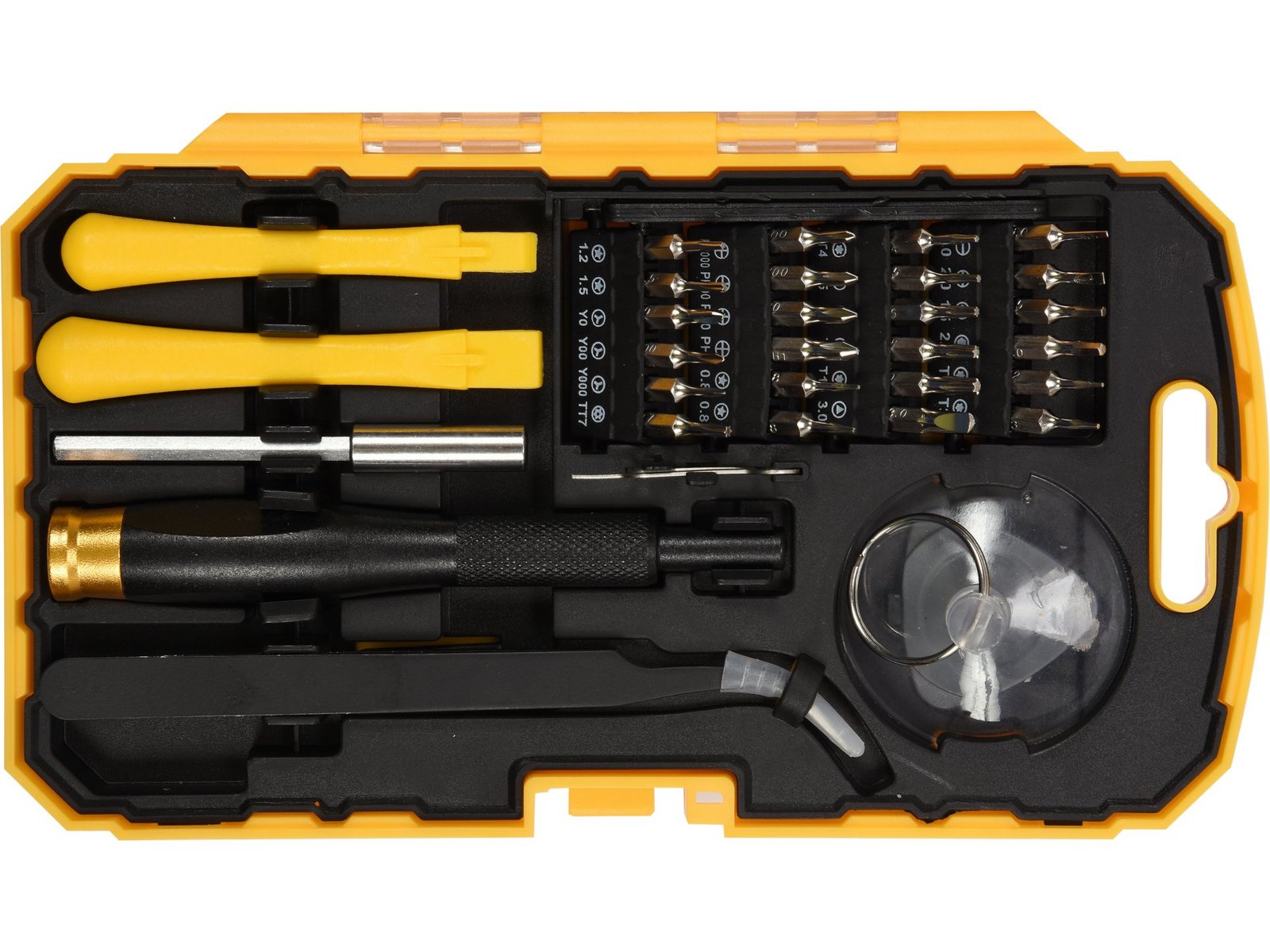 SET ȘURUBELNIȚĂ PENTRU REPARARE TELEFON MOBIL, 32 PIESE - imagine 2