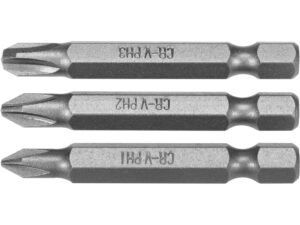 SET 3 BIȚI 1/4'' PH1, PH2, PH3 50MM
