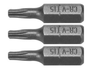 SET 3 BIȚI TORX 1/4'' T15X25MM