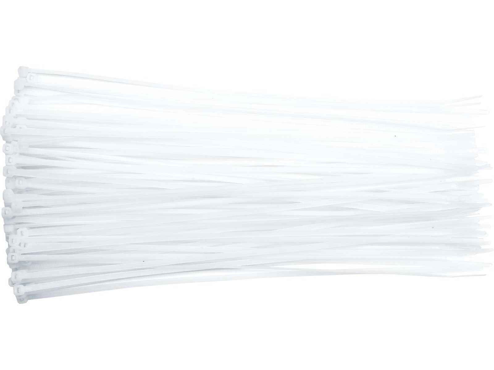 COLIERE DIN PLASTIC 75X2.4MM, 100 BUC, ALB