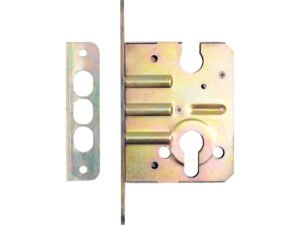 BROASCĂ ÎNGROPATĂ PENTRU CILINDRU CU CHEIE, CU ȘURUBURI ȘI CONTRAPLACĂ