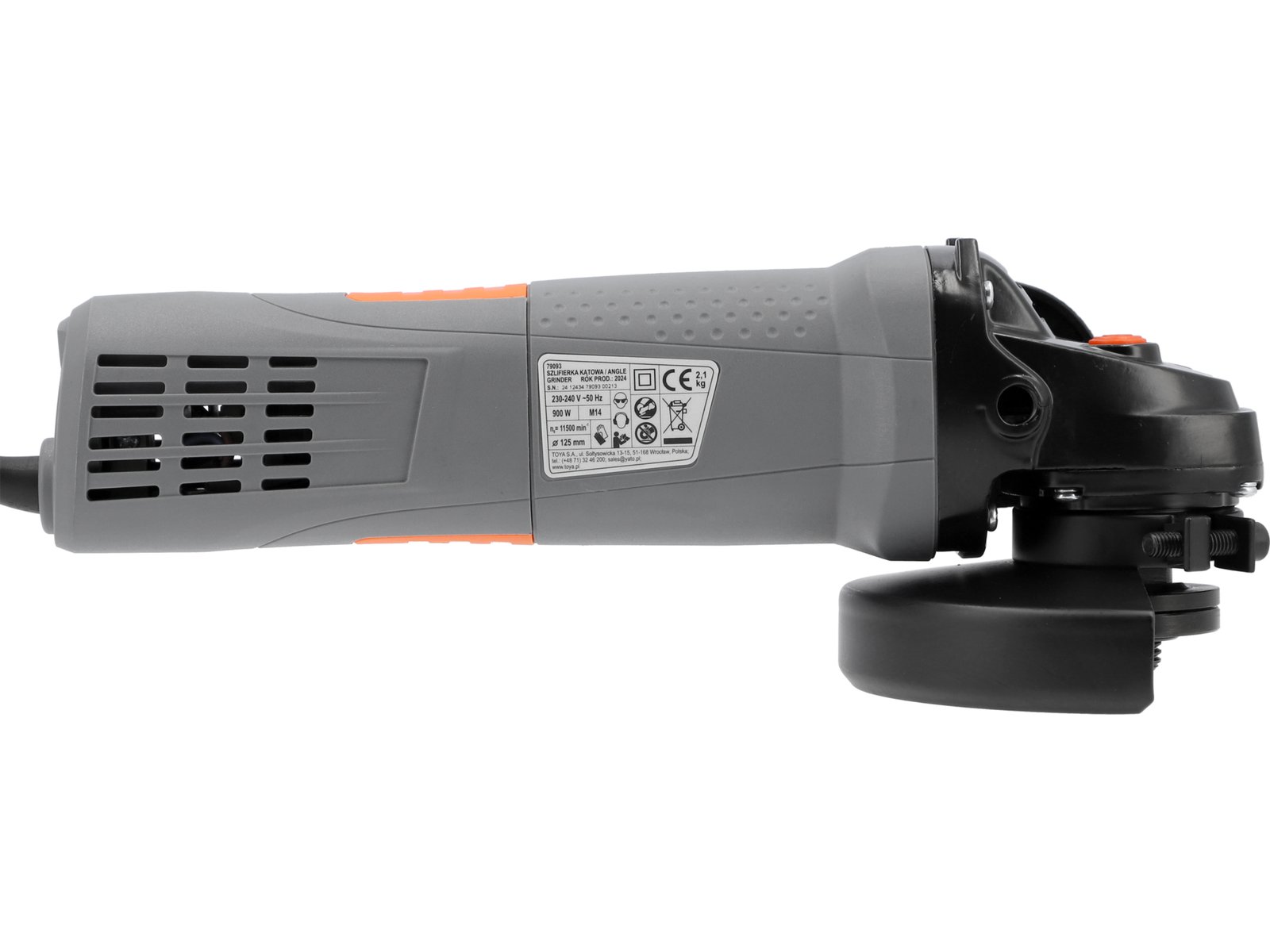 POLIZOR UNGHIULAR 125MM, 900W (11000MIN-1) - imagine 3