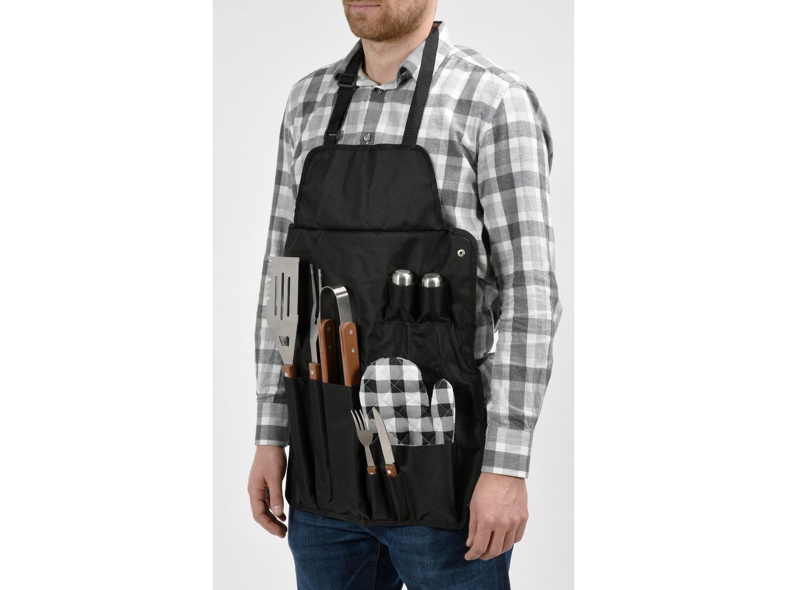 SORT GRĂTAR CU ACCESORII, 8 PIESE - imagine 7