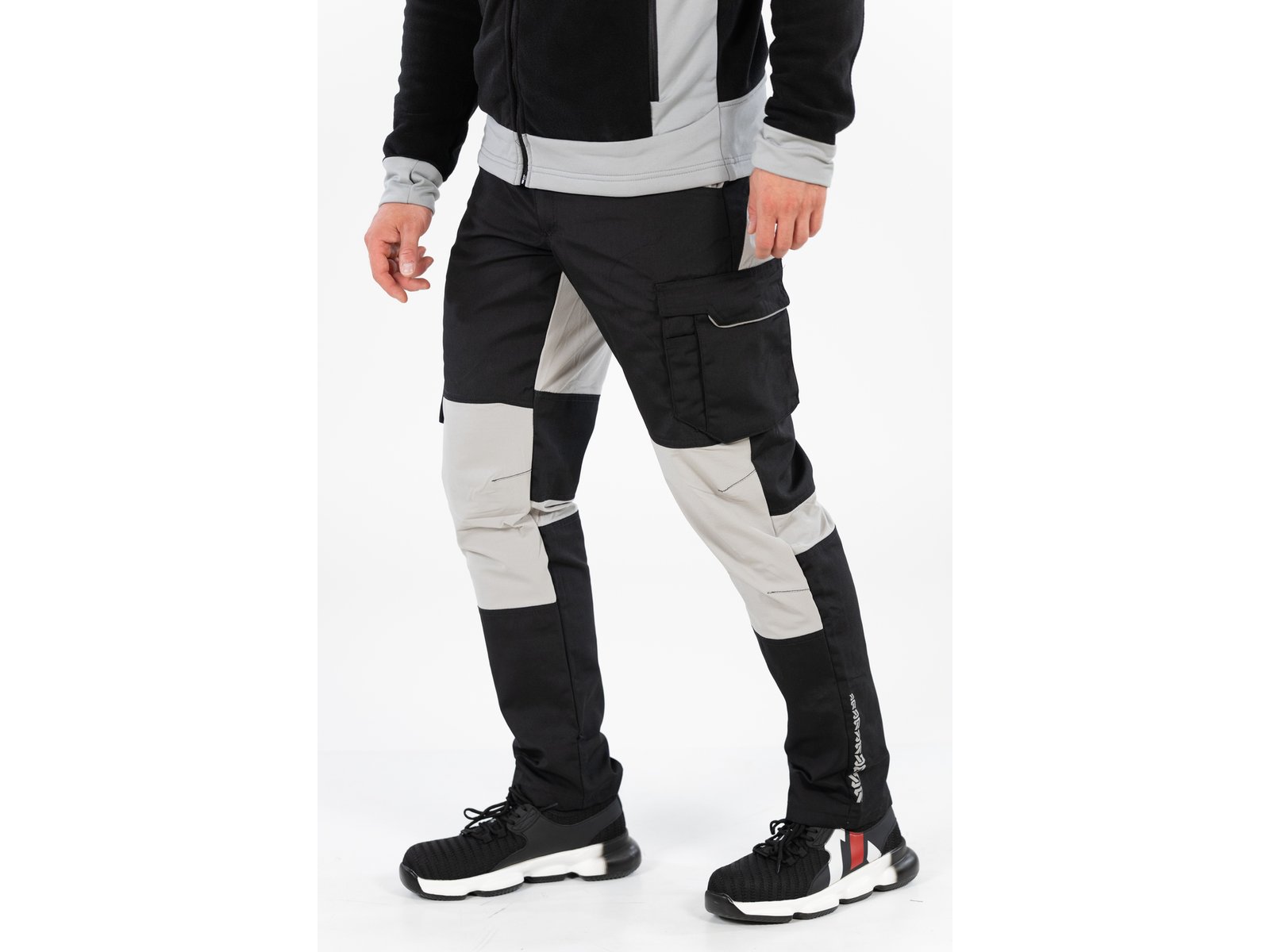 PANTALON DE LUCRU STRETCH.NEGRU M - imagine 3