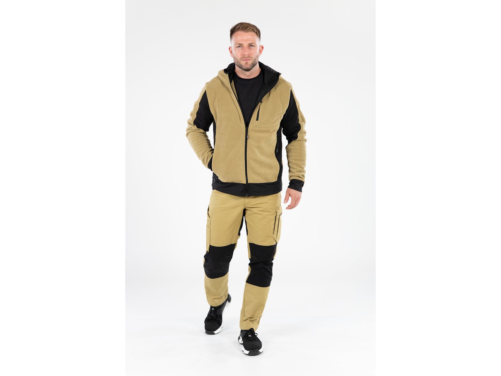 PANTALON DE LUCRU STRETCH. KAKI S - imagine 5