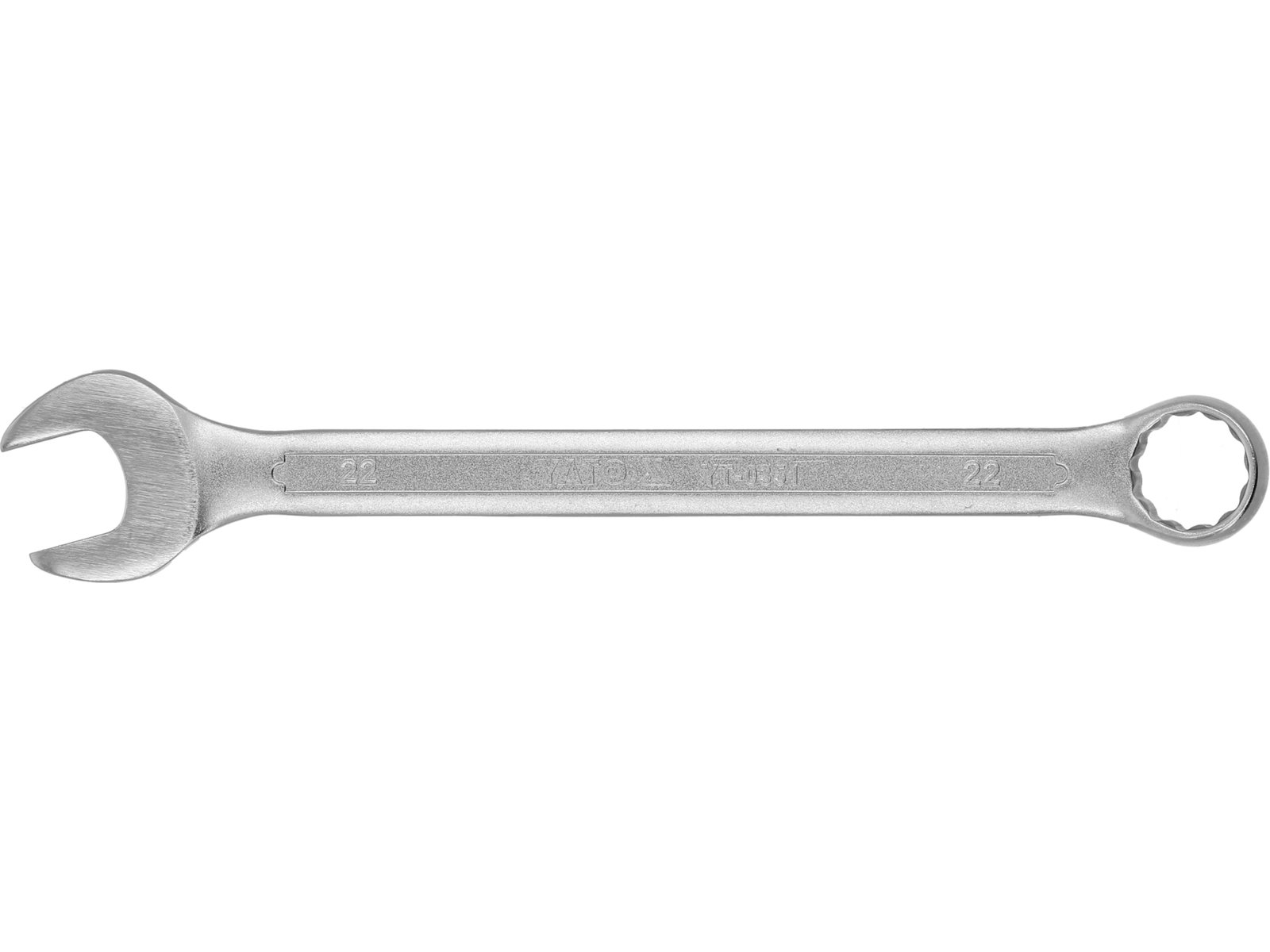 CHEIE COMBINATĂ SATINATĂ 22MM