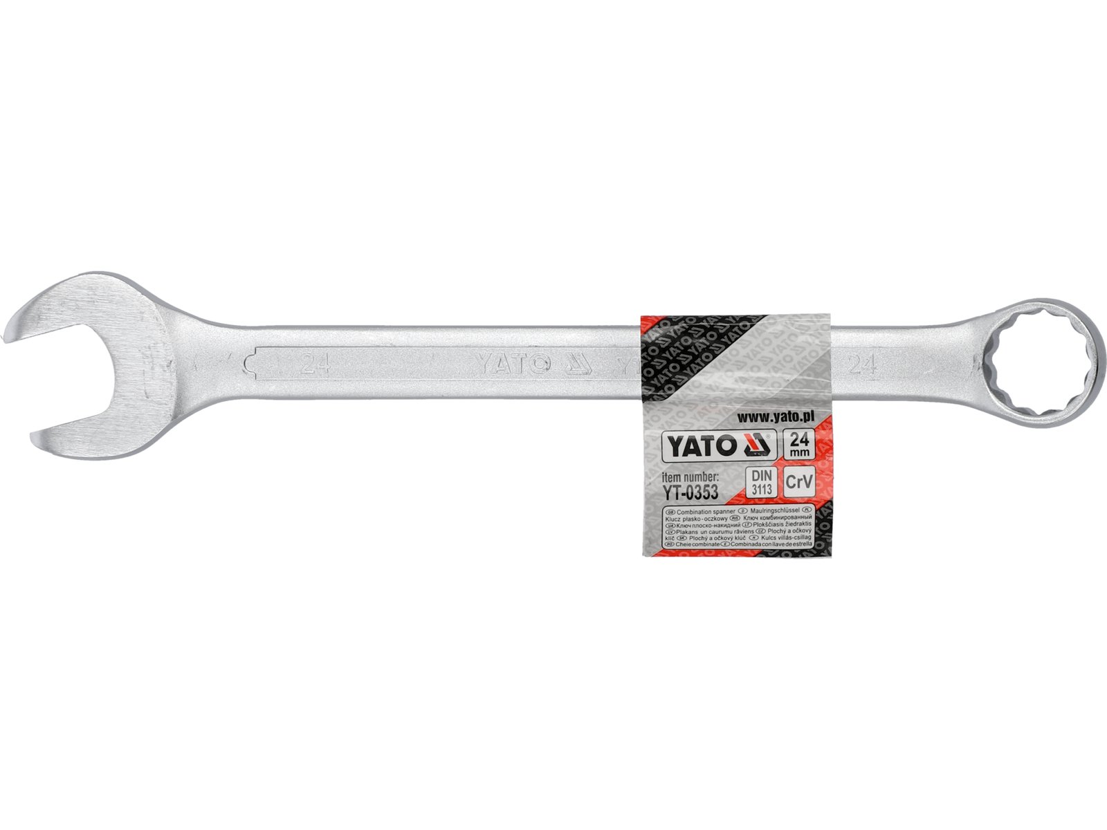 CHEIE COMBINATĂ SATINATĂ 24MM - imagine 3
