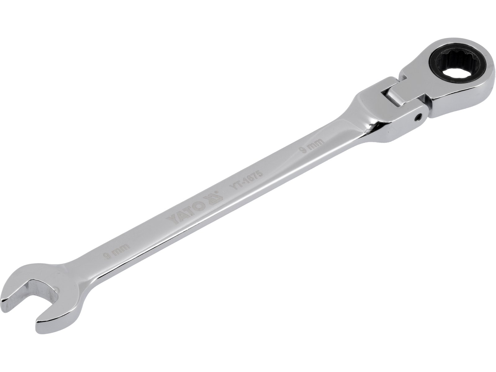 CHEIE COMBINATĂ CU CLICHET ȘI CAP FLEXIBIL 9MM - imagine 2