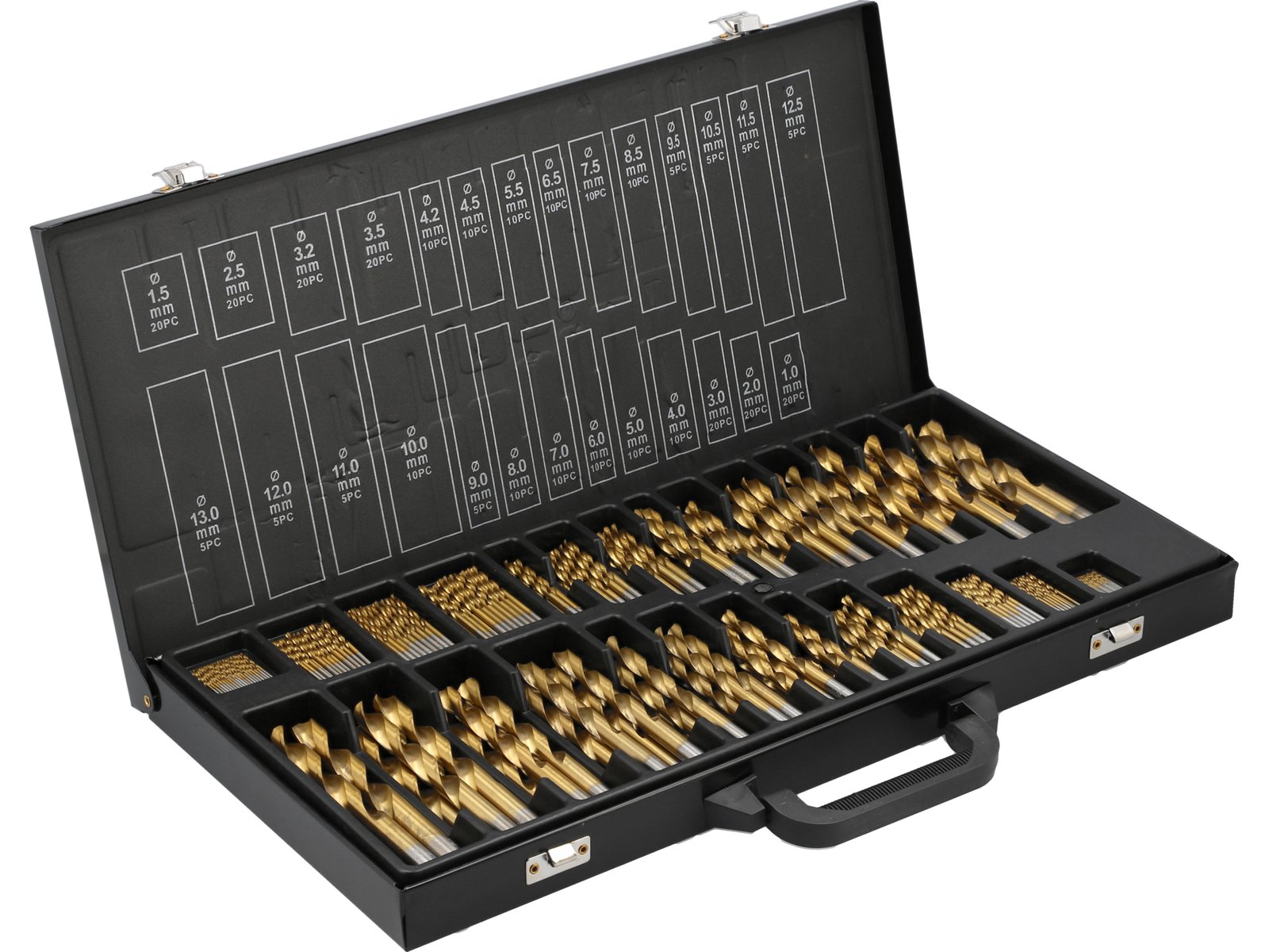 SET BURGHIE PT METAL 1-13MM, 300 BUC - imagine 2