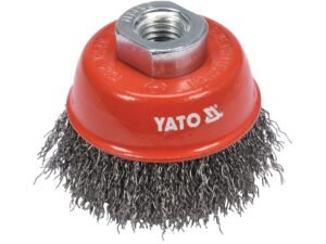 PERIE CUPĂ 65MM, PRINDERE M14, SÂRMĂ OȚEL INOXIDABIL