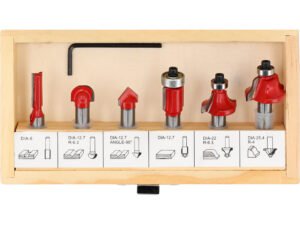 SET 6 FREZE PENTRU LEMN, PRINDERE 8MM