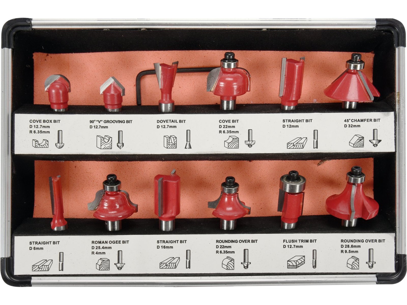 SET FREZE LEMN, 12 BUC