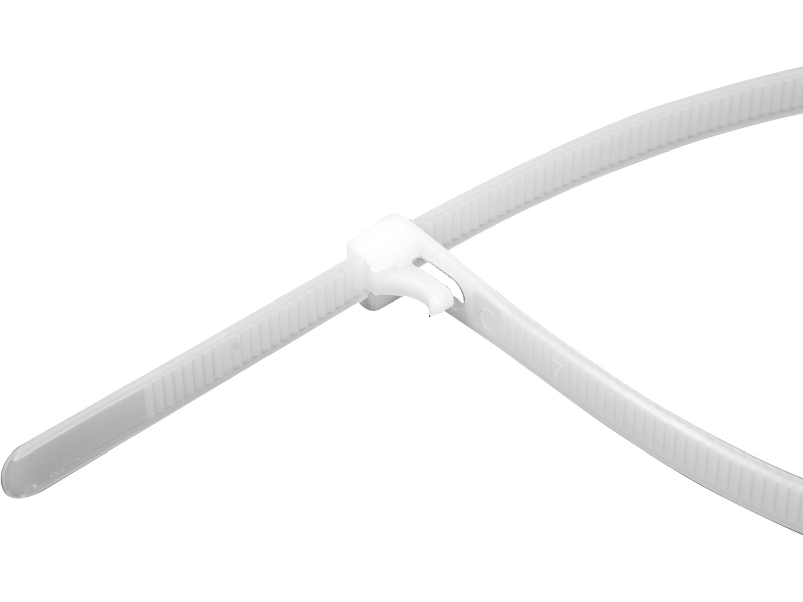 COLIER PLASTIC REUTILIZABIL 7,6X200MM 50 BUC, ALB - imagine 4