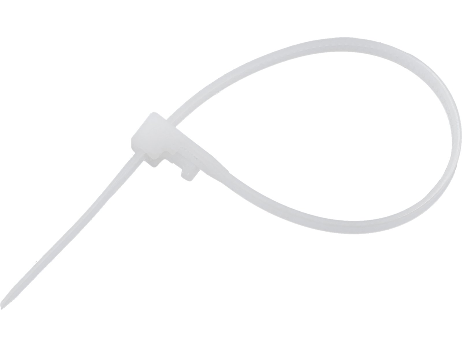 COLIER PLASTIC REUTILIZABIL 3,6X150MM, 100 BUC, ALB - imagine 3