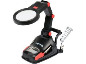 LUPĂ CU SUPORT PENTRU MASĂ 3X/4.5X, CU ILUMINARE LED