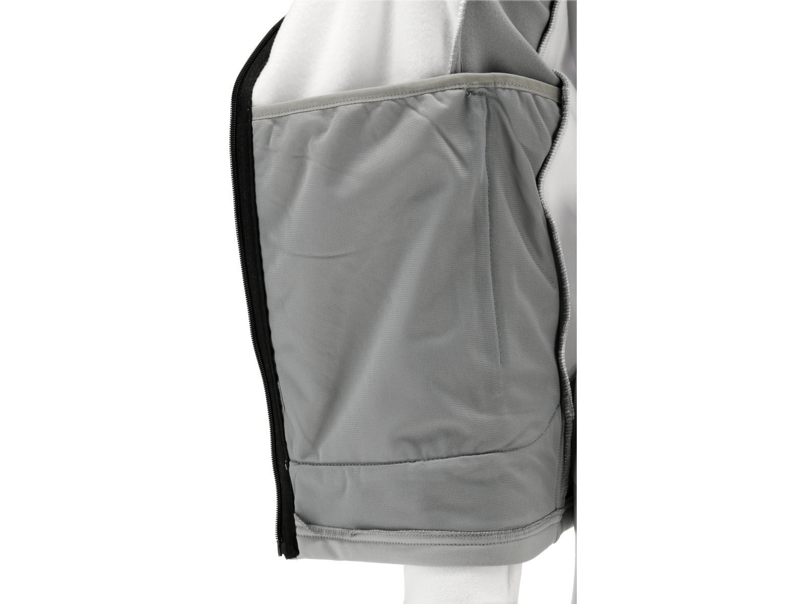 JACHETA FLEECE CU GLUGA SARNA ALBA L - imagine 14