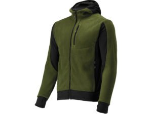 JACHETA FLEECE CU GLUGA SARNA VERDE 2XL
