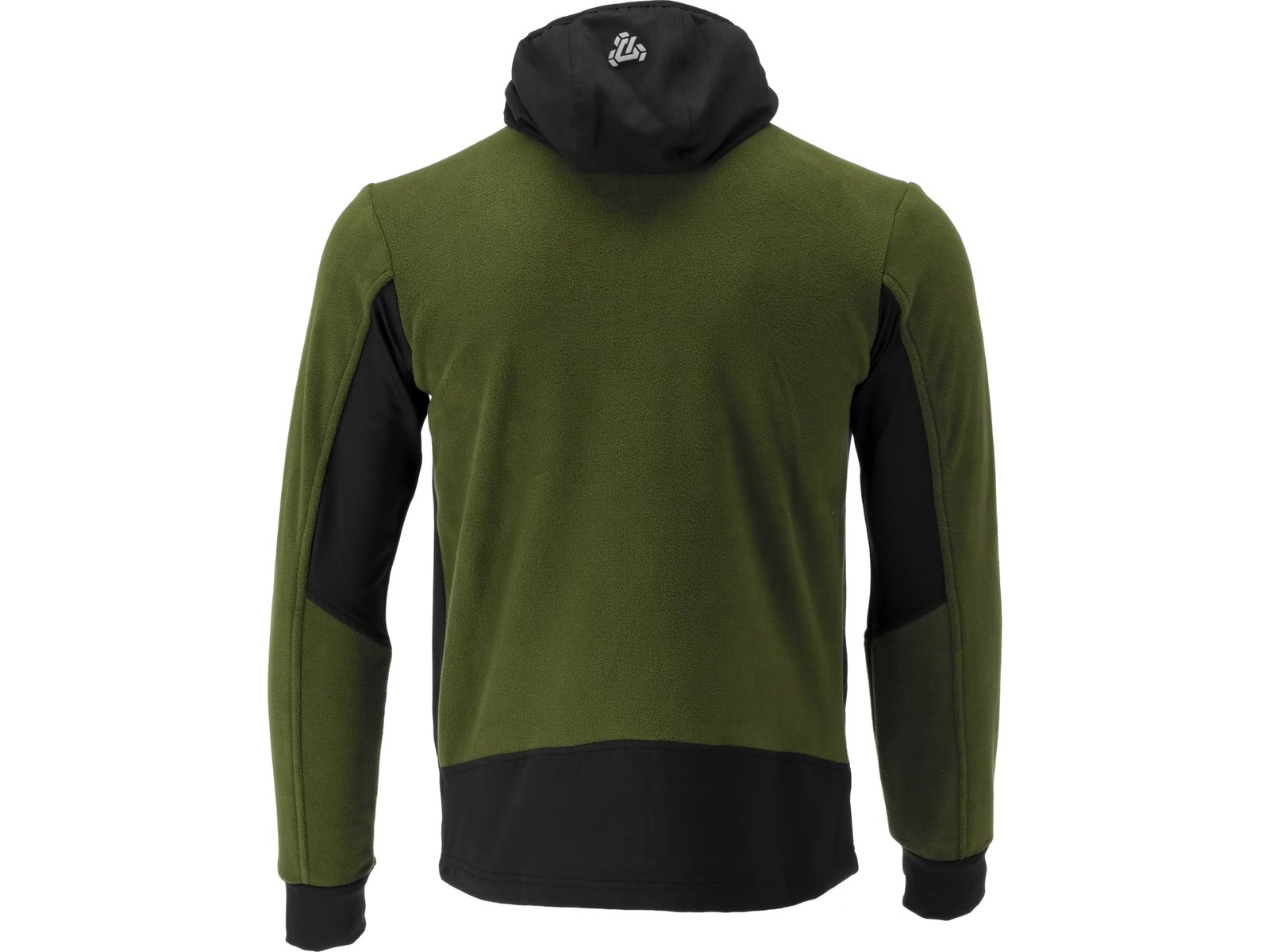 JACHETA FLEECE CU GLUGA SARNA VERDE M - imagine 8