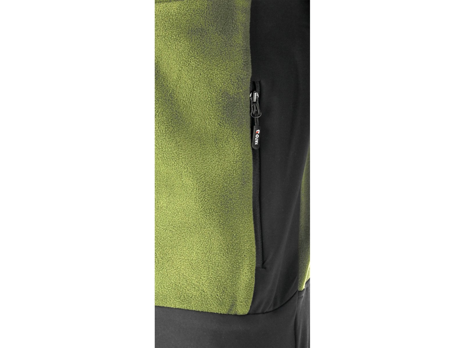 JACHETA FLEECE CU GLUGA SARNA VERDE M - imagine 11