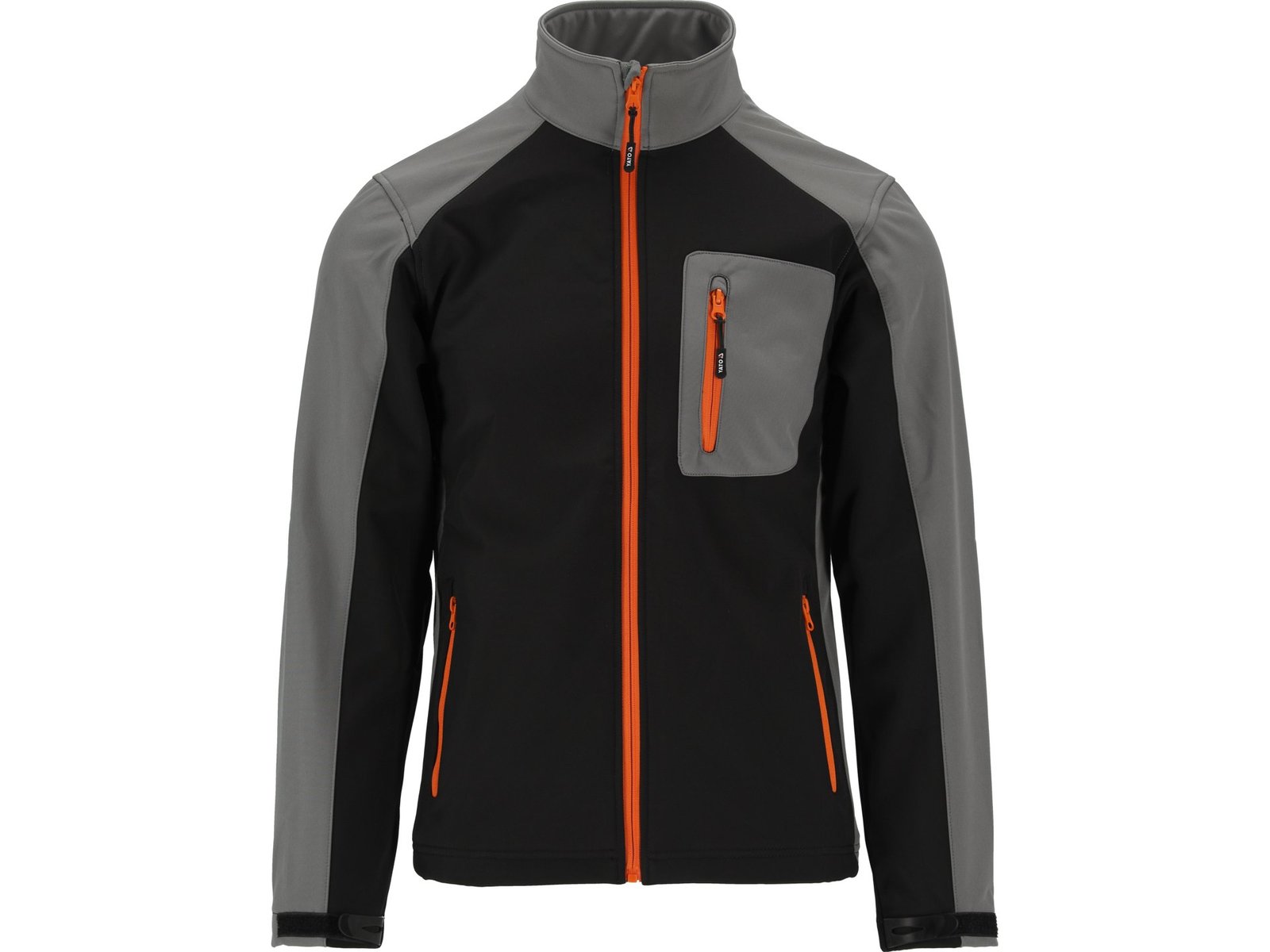 JACHETĂ SOFTSHELL, NEGRU/GRI, S - imagine 3