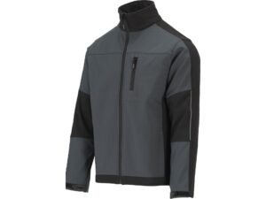JACHETĂ SOFTSHELL, GRI/NEGRU, XXL