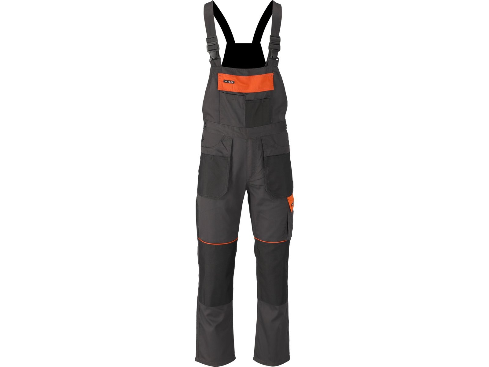 PANTALONI DE LUCRU CU PIEPTAR, ANDESITE, MĂRIMEA, L/XL - imagine 3