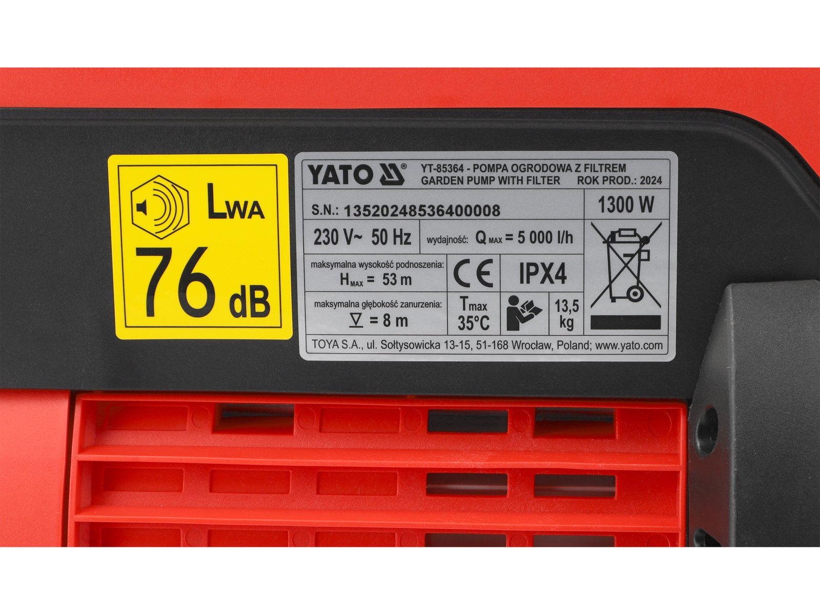 POMPĂ DE GRĂDINĂ CU FILTRU 1300W - imagine 10