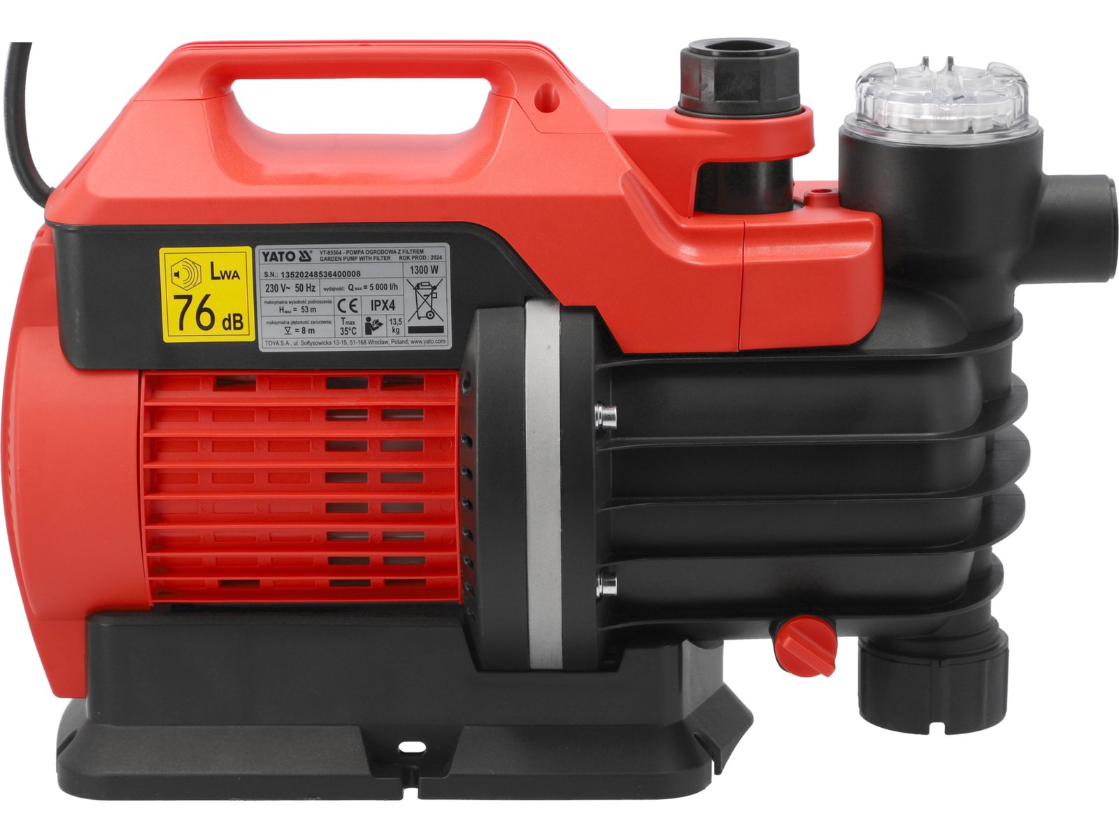 POMPĂ DE GRĂDINĂ CU FILTRU 1300W - imagine 4