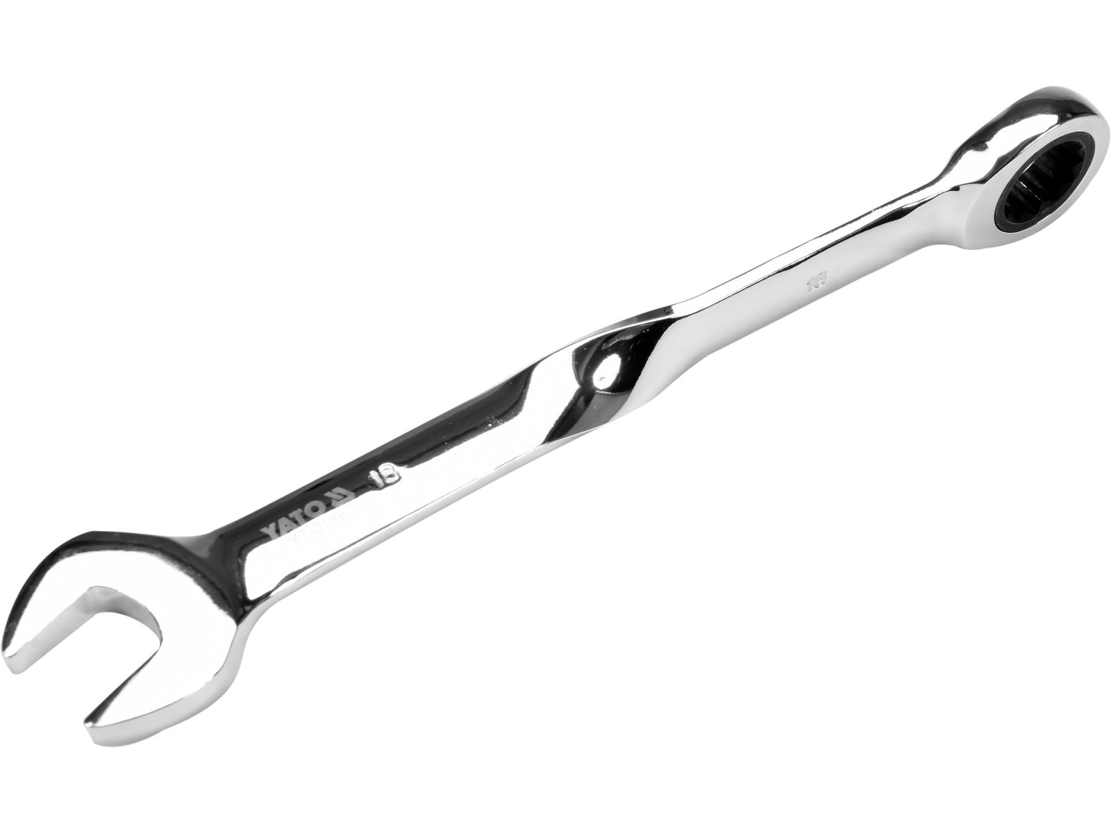 CHEIE COMBINATĂ RĂSUCITĂ CU CLICHET 18MM - imagine 2