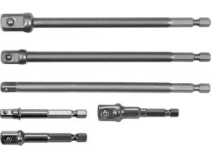 SET 6 ADAPTOARE HEXAGONALE 1/4'', 3/8'', 1/2''