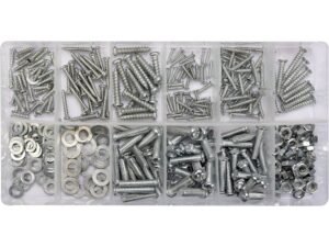 SET ȘURUBURI ȘI PIULIȚE, 347 BUC