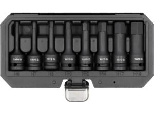 SET 8 CHEI TUBULARE DE IMPACT, HEXAGONALE, 1/2''
