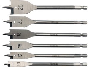 SET BURGHIE PLATE PENTRU LEMN 10-25, 6 BUC