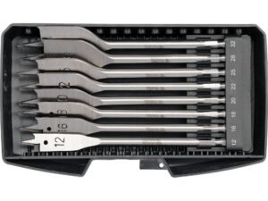 SET BURGHIE PLATE PENTRU LEMN 12-32MM, 8 BUC