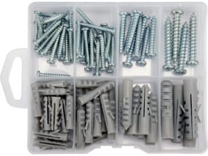 TRUSĂ ȘURUBURI ȘI DIBLURI, 104 BUC