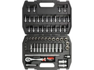 TRUSA CHEI TUBULARE+ANTRENOR 3/8'', M,  58 PIESE