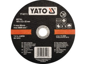 DISC PENTRU TAIAT METAL 180X3,2X22 MM
