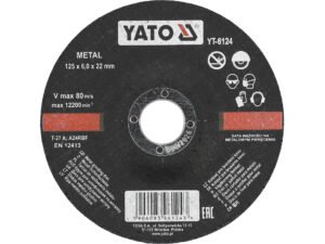 DISC ȘLEFUIT METAL 125X6X22MM