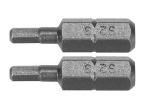 BIȚI 1/4''X25MM HEXAGONAL H3, 2 BUC