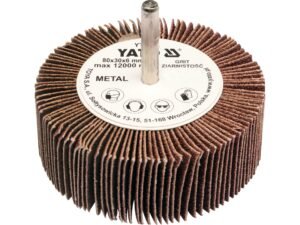 PERIE ABRAZIVĂ CIRCULARĂ CU TIJĂ 80X30X6MM, P150