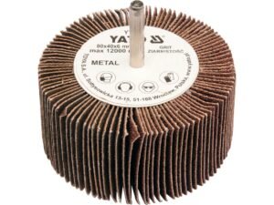 PERIE ABRAZIVĂ CIRCULARĂ CU TIJĂ 80X40X6MM, P100