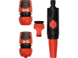 PISTOL PENTRU STROPIT CU REGULATOR DEBIT+ MUFA+ ADAPTORI 1/2''-3/4''