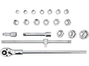 SET CHEI TUBULARE HEXAGONALE 3/4”, 21 BUC